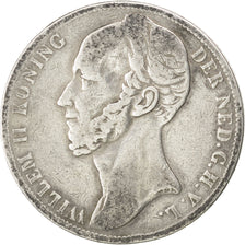 NETHERLANDS, Gulden, 1848, KM #66, VF(20-25), Silver, 28, 9.69