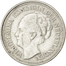 Paesi Bassi, Wilhelmina I, 10 Cents, 1936, BB+, Argento, KM:163