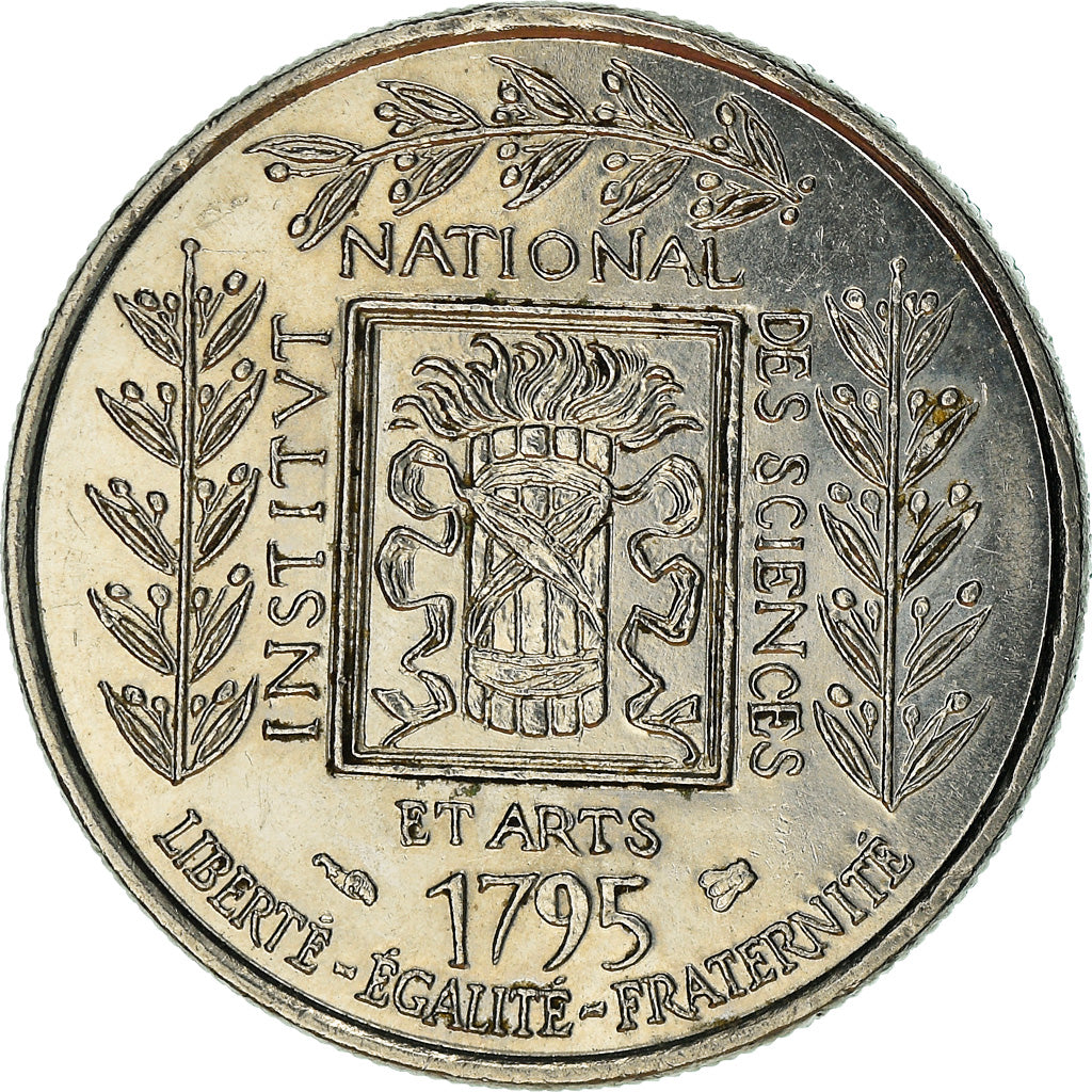Coin, France, Institut, Franc, 1995, Paris, EF(40-45), Nickel, KM:1133