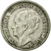 Coin, Netherlands, Wilhelmina I, 10 Cents, 1938, AU(50-53), Silver, KM:163