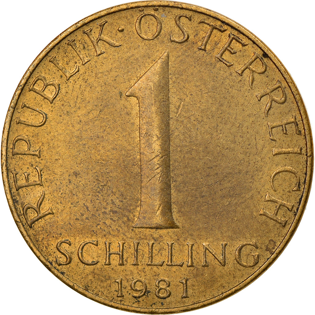 Moneta, Austria, Schilling, 1981, VF(30-35), Aluminium-Brąz, KM:2886