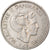 Munten, Denemarken, Margrethe II, Krone, 1977, Copenhagen, FR+, Copper-nickel