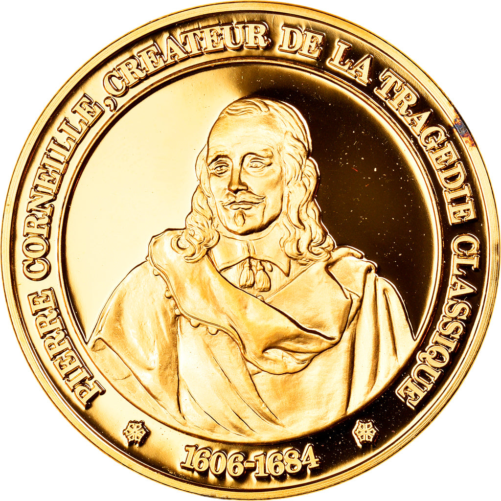 France, Medal, Pierre Corneille, History, MS(65-70), Vermeil
