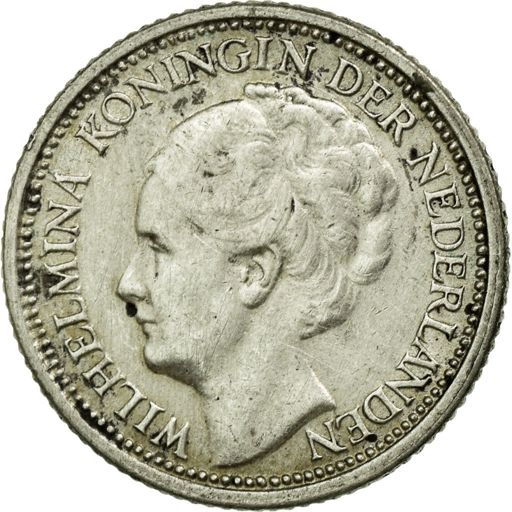 Monnaie, Pays-Bas, Wilhelmina I, 10 Cents, 1941, SUP, Argent, KM:163