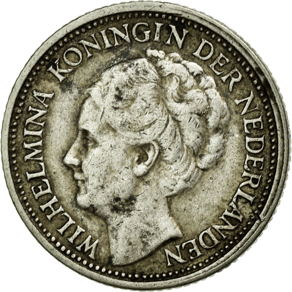 Moneta, Paesi Bassi, Wilhelmina I, 10 Cents, 1941, BB+, Argento, KM:163