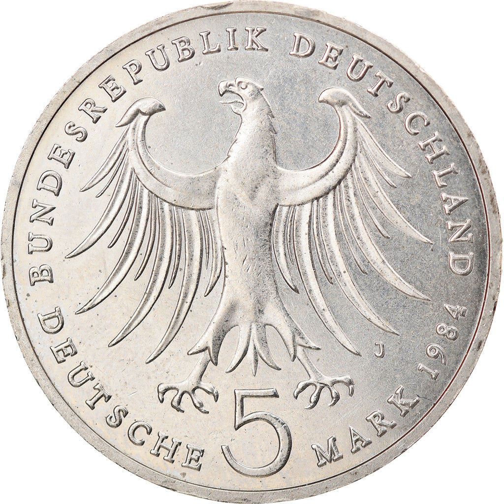 Münze, Bundesrepublik Deutschland, 5 Mark, 1984, Hamburg, Germany, SS
