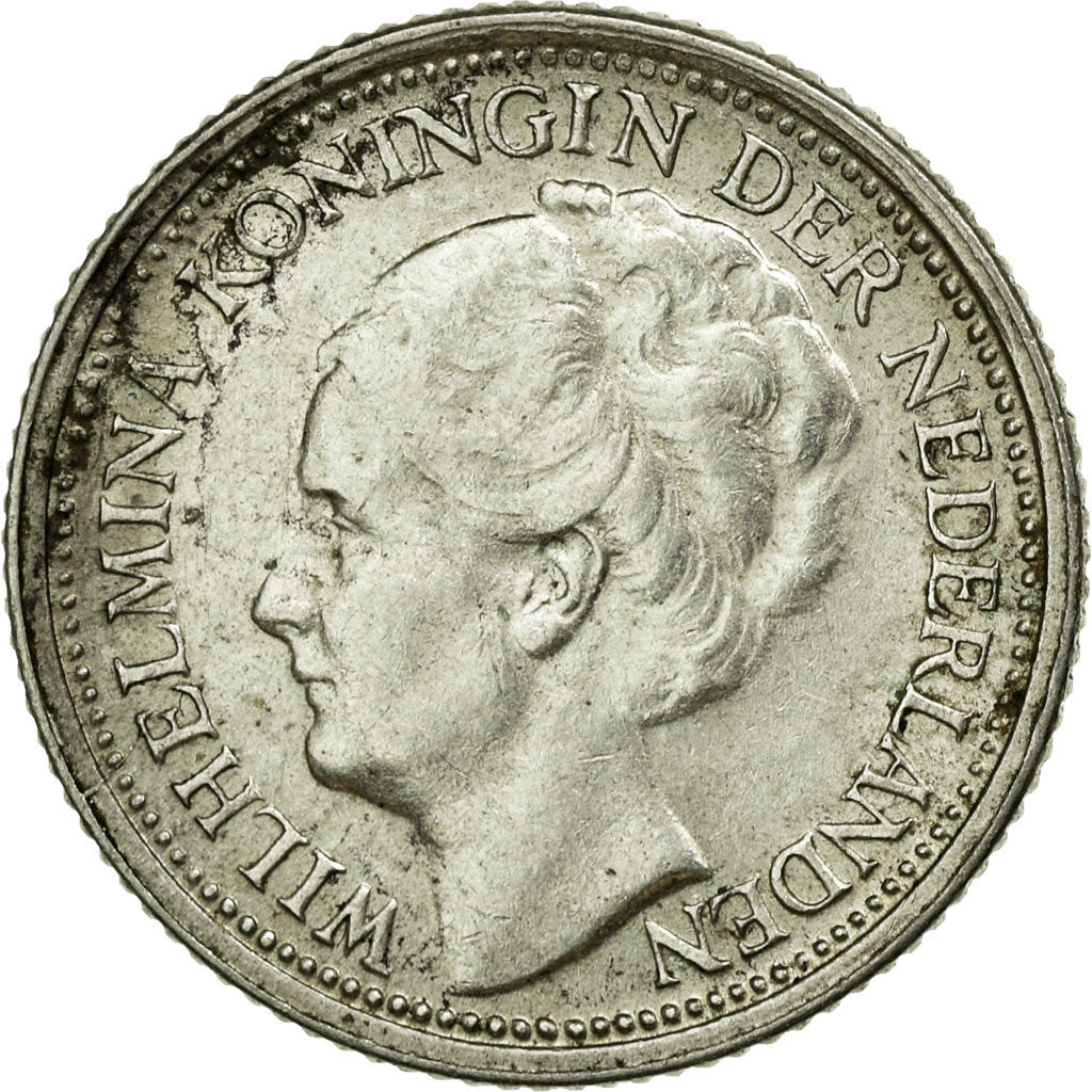 Monnaie, Pays-Bas, Wilhelmina I, 10 Cents, 1941, SUP, Argent, KM:163