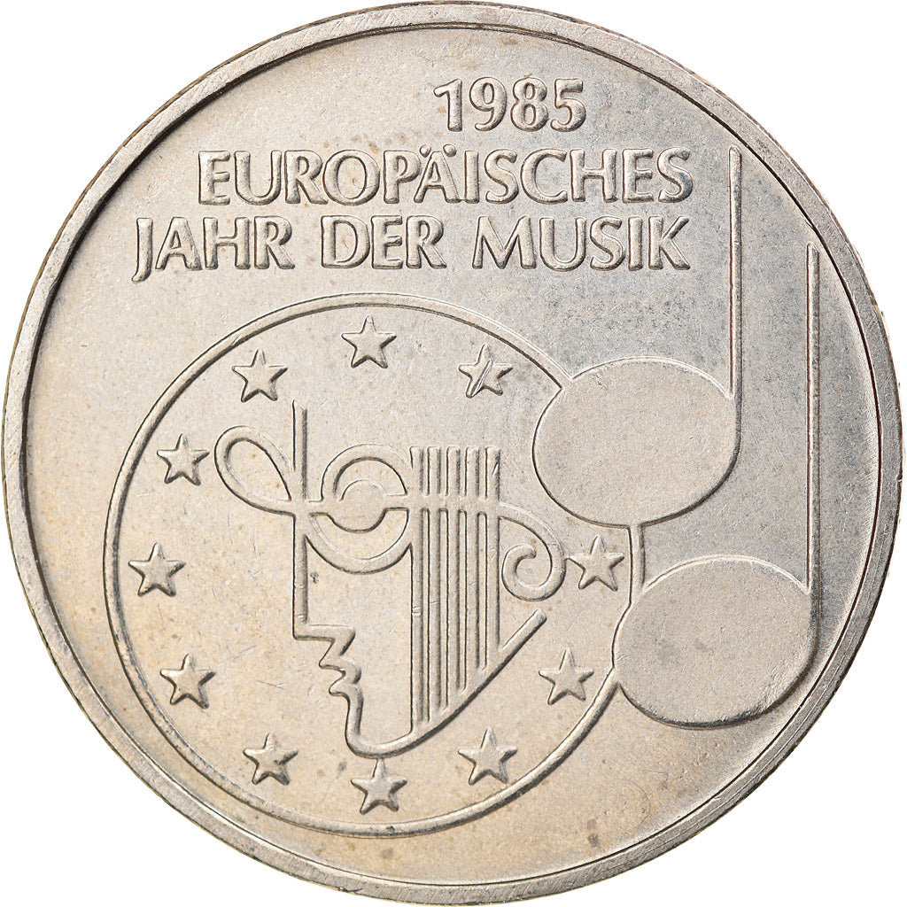 Coin, GERMANY - FEDERAL REPUBLIC, 5 Mark, 1985, Stuttgart, Germany, EF(40-45)