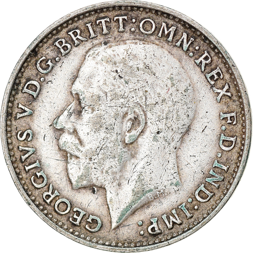 Coin, Great Britain, George V, 3 Pence, 1925, VF(30-35), Silver, KM:813a
