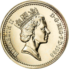 Coin, Great Britain, Elizabeth II, Pound, 1988, MS(60-62), Nickel-brass, KM:954