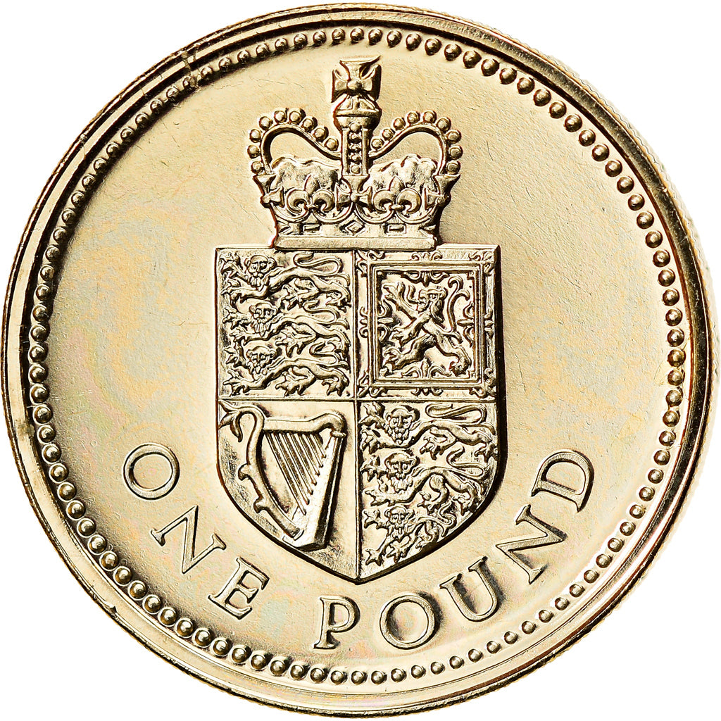 Coin, Great Britain, Elizabeth II, Pound, 1988, MS(60-62), Nickel-brass, KM:954
