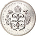 Coin, Great Britain, Elizabeth II, 5 Pounds, 1990, MS(60-62), Copper-nickel