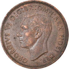 Coin, Great Britain, George VI, 1/2 Penny, 1951, VF(30-35), Bronze, KM:868