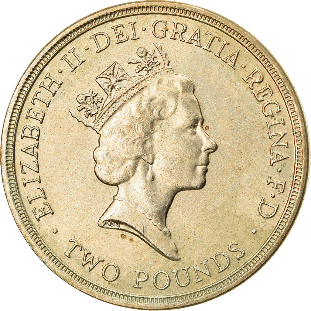 Coin, Great Britain, Elizabeth II, 2 Pounds, 1986, EF(40-45), Nickel-brass