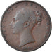 Coin, Great Britain, Victoria, Farthing, 1846, VF(20-25), Copper, KM:725