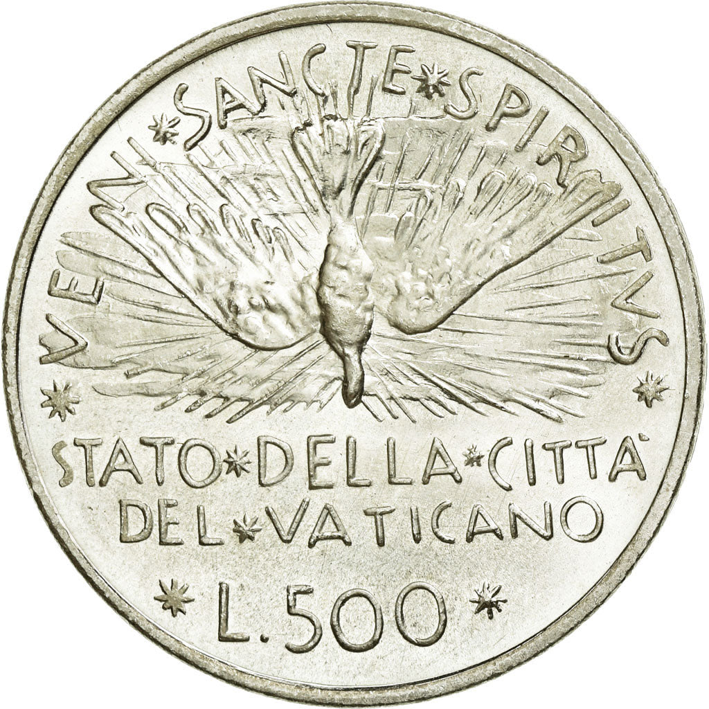 Monnaie, Cité du Vatican, Sede Vacante, 500 Lire, 1978, SPL, Argent, KM:140