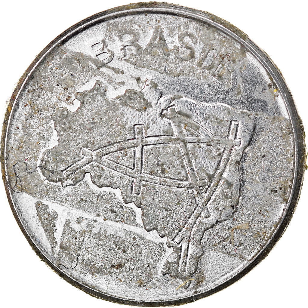 Monnaie, Brésil, 10 Cruzeiros, 1984, TB, Stainless Steel, KM:592.1
