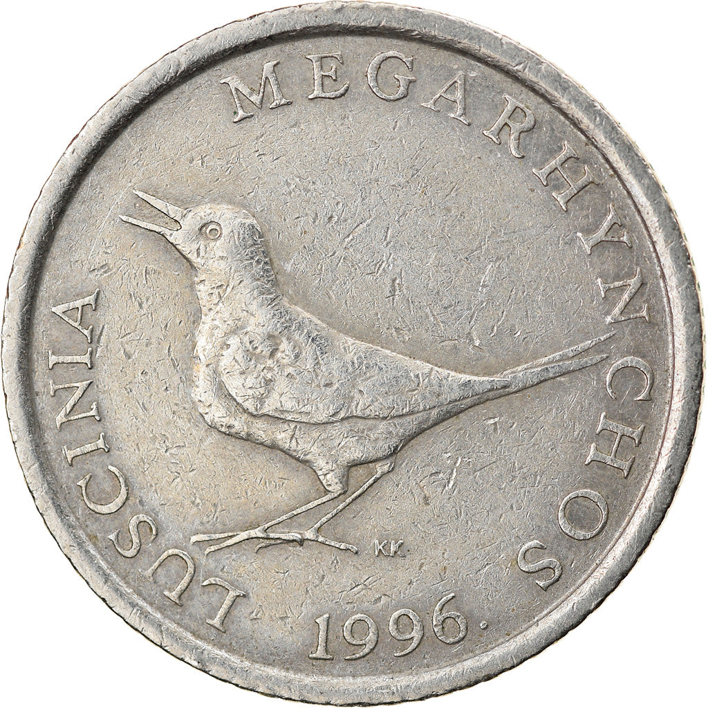 Coin, Croatia, Kuna, 1996, VF(30-35), Copper-Nickel-Zinc, KM:20.2