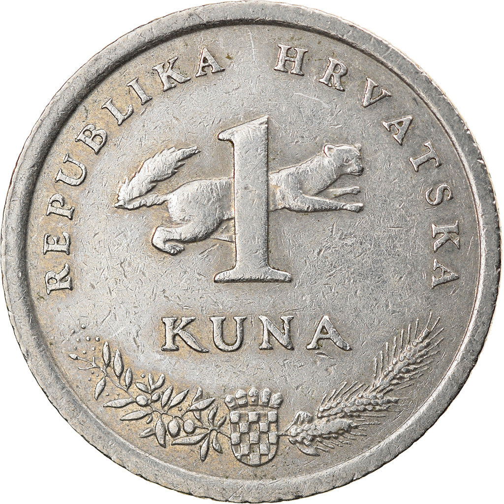 Coin, Croatia, Kuna, 1996, VF(30-35), Copper-Nickel-Zinc, KM:20.2