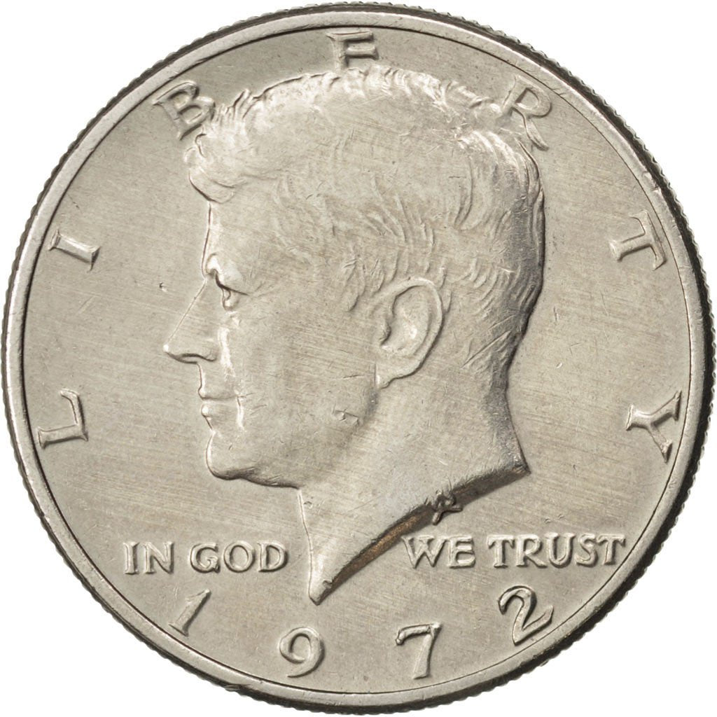 UNITED STATES, Kennedy Half Dollar, Half Dollar, 1972, U.S. Mint, KM #202b,...