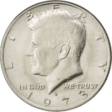 UNITED STATES, Kennedy Half Dollar, Half Dollar, 1973, U.S. Mint, KM #202b,...
