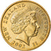 Coin, New Zealand, Elizabeth II, 2 Dollars, 2002, EF(40-45), Aluminum-Bronze