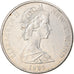 Moneda, Nueva Zelanda, Elizabeth II, 10 Cents, 1985, MBC, Cobre - níquel