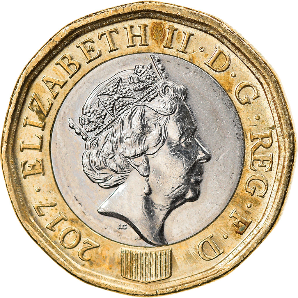 Moneta, Gran Bretagna, Pound, 2017, MB+, Bi-metallico