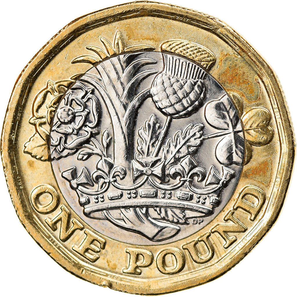 Moneta, Gran Bretagna, Pound, 2017, MB+, Bi-metallico
