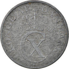Coin, Denmark, Christian X, 5 Öre, 1942, Copenhagen, VF(30-35), Zinc, KM:834a