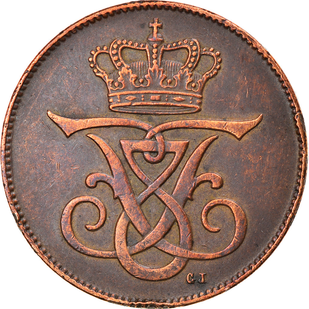 Moneta, Danimarca, Frederik VIII, 5 Öre, 1907, Copenhagen, MB+, Bronzo, KM:806