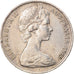 Moeda, Austrália, Elizabeth II, 10 Cents, 1969, Melbourne, EF(40-45)