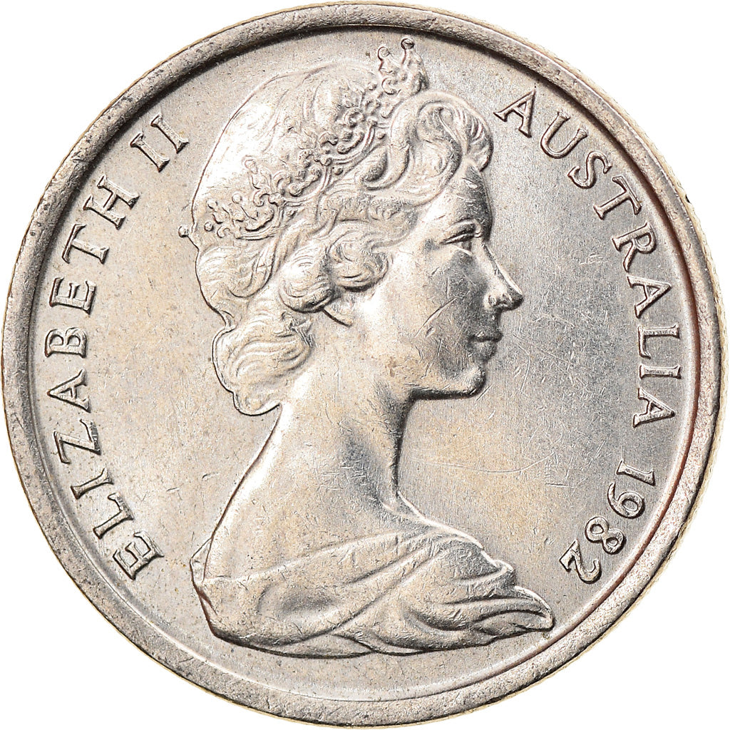 Coin, Australia, Elizabeth II, 5 Cents, 1982, Melbourne, EF(40-45)