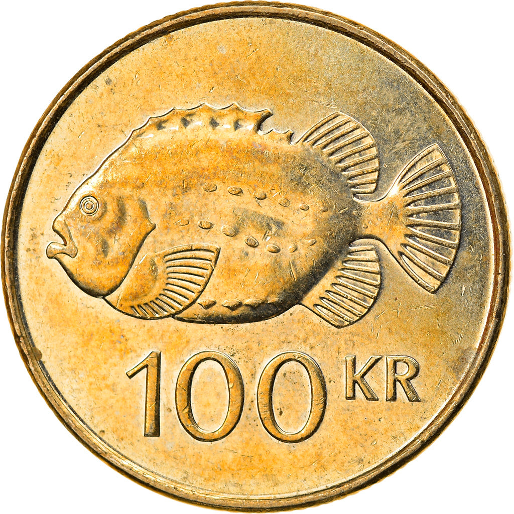 Coin, Iceland, 100 Kronur, 2007, EF(40-45), Nickel-brass, KM:35