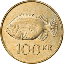 Coin, Iceland, 100 Kronur, 2007, EF(40-45), Nickel-brass, KM:35
