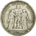 Munten, Frankrijk, Hercule, 5 Francs, 1877, Paris, FR+, Zilver, KM:820.1