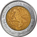 Coin, Mexico, Peso, 1998, Mexico City, VF(30-35), Bi-Metallic, KM:603