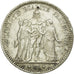 Coin, France, Hercule, 5 Francs, 1875, Bordeaux, EF(40-45), Silver, KM:820.2