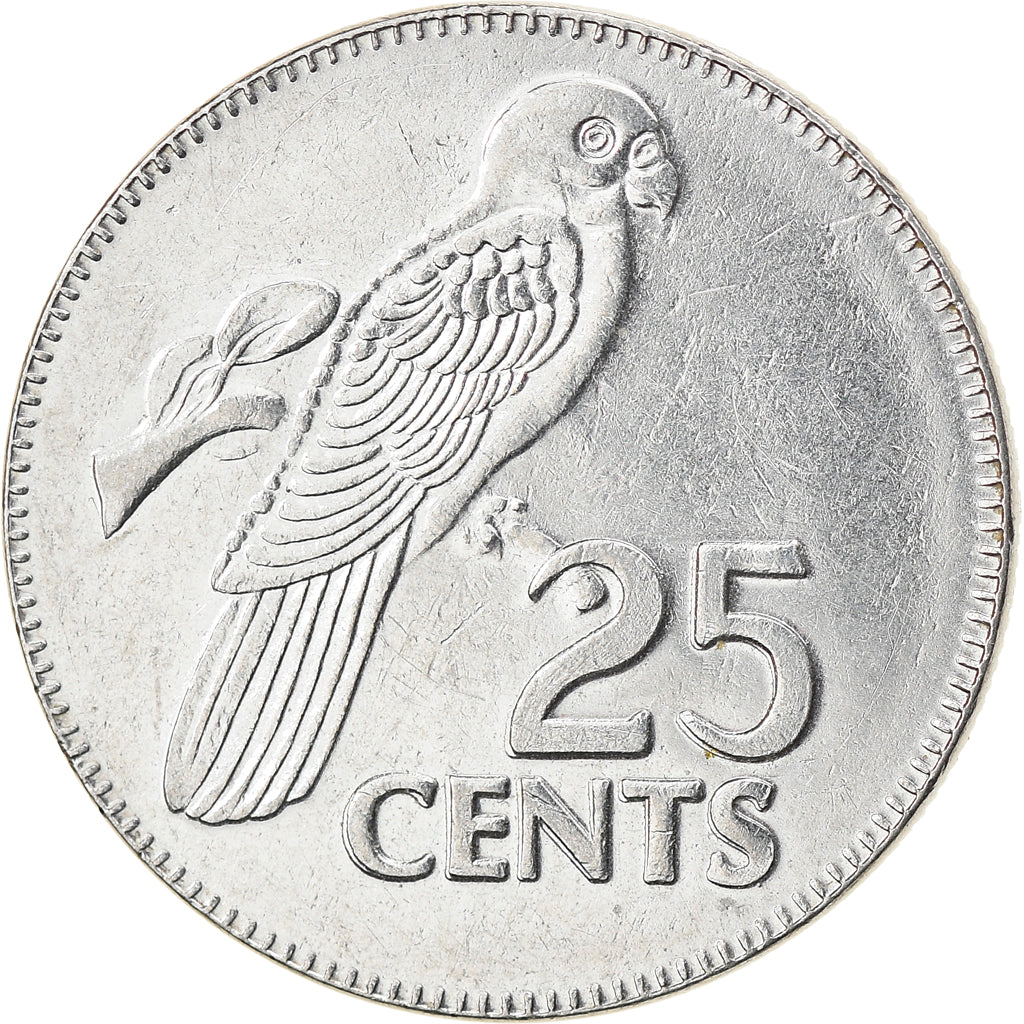 Moneta, Seychelles, 25 Cents, 2000, South Africa Mint, BB, Acciaio inossidabile