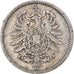Coin, GERMANY - EMPIRE, Wilhelm I, Mark, 1886, Berlin, EF(40-45), Silver, KM:7