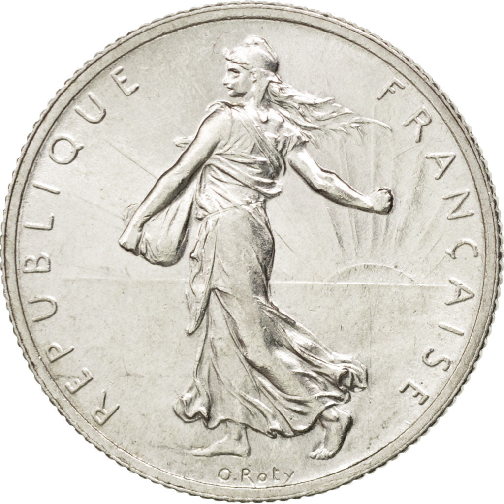 Troisième République, 2 Francs Semeuse, 1914 C, KM 845.2
