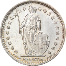 Coin, Switzerland, Franc, 1966, Bern, MS(60-62), Silver, KM:24