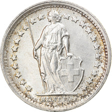 Moneta, Svizzera, 1/2 Franc, 1966, Bern, SPL, Argento, KM:23