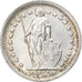 Moneta, Svizzera, 1/2 Franc, 1966, Bern, SPL, Argento, KM:23