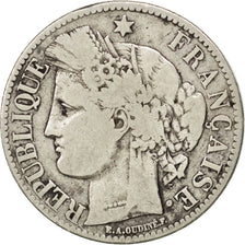 Francia, Cérès, 2 Francs, 1872, Paris, MB, Argento, KM:817.1, Gadoury:530.1