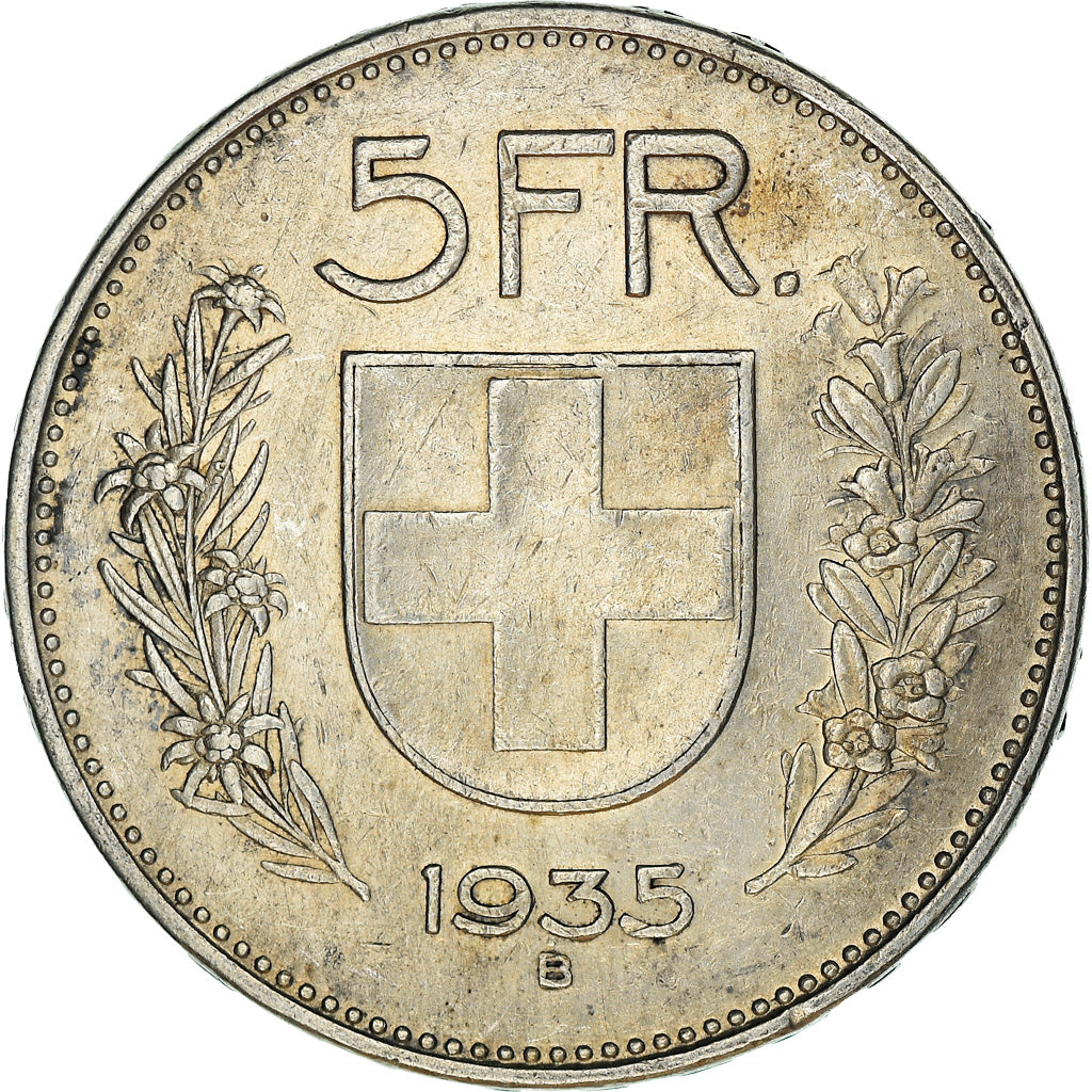 Monnaie, Suisse, 5 Francs, 1935, Bern, TTB, Argent, KM:40