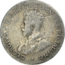 Coin, Australia, George V, Threepence, 1924, VF(30-35), Silver, KM:24