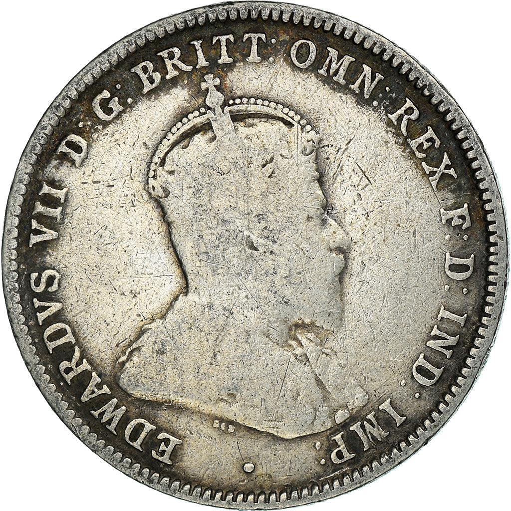 Coin, Great Britain, Edward VII, Shilling, 1910, VF(30-35), Silver, KM:800