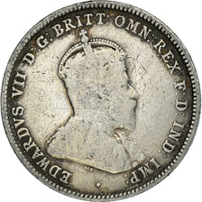 Coin, Great Britain, Edward VII, Shilling, 1910, VF(30-35), Silver, KM:800