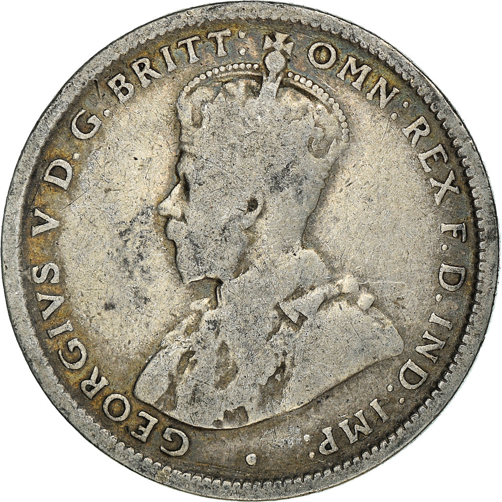 Coin, Great Britain, George V, Shilling, 1916, VF(30-35), Silver, KM:816